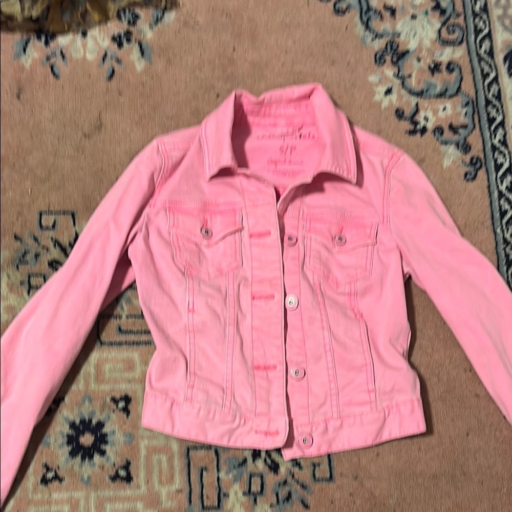 Aeropostale Pink Jean Jacket